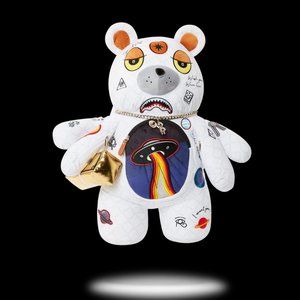 Sprayground UFO SPACED OUT MONEYBEAR TEDDYBEAR BACKPACK